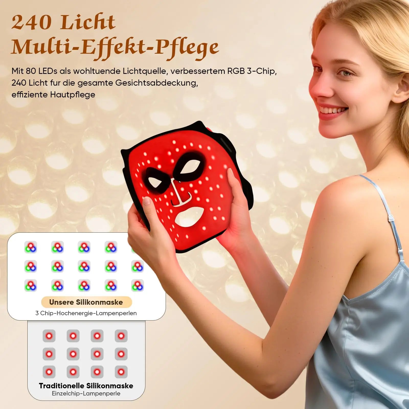 Red Light Therapy Face Mask